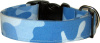 Shades of Blue Camo Handmade Dog Collar